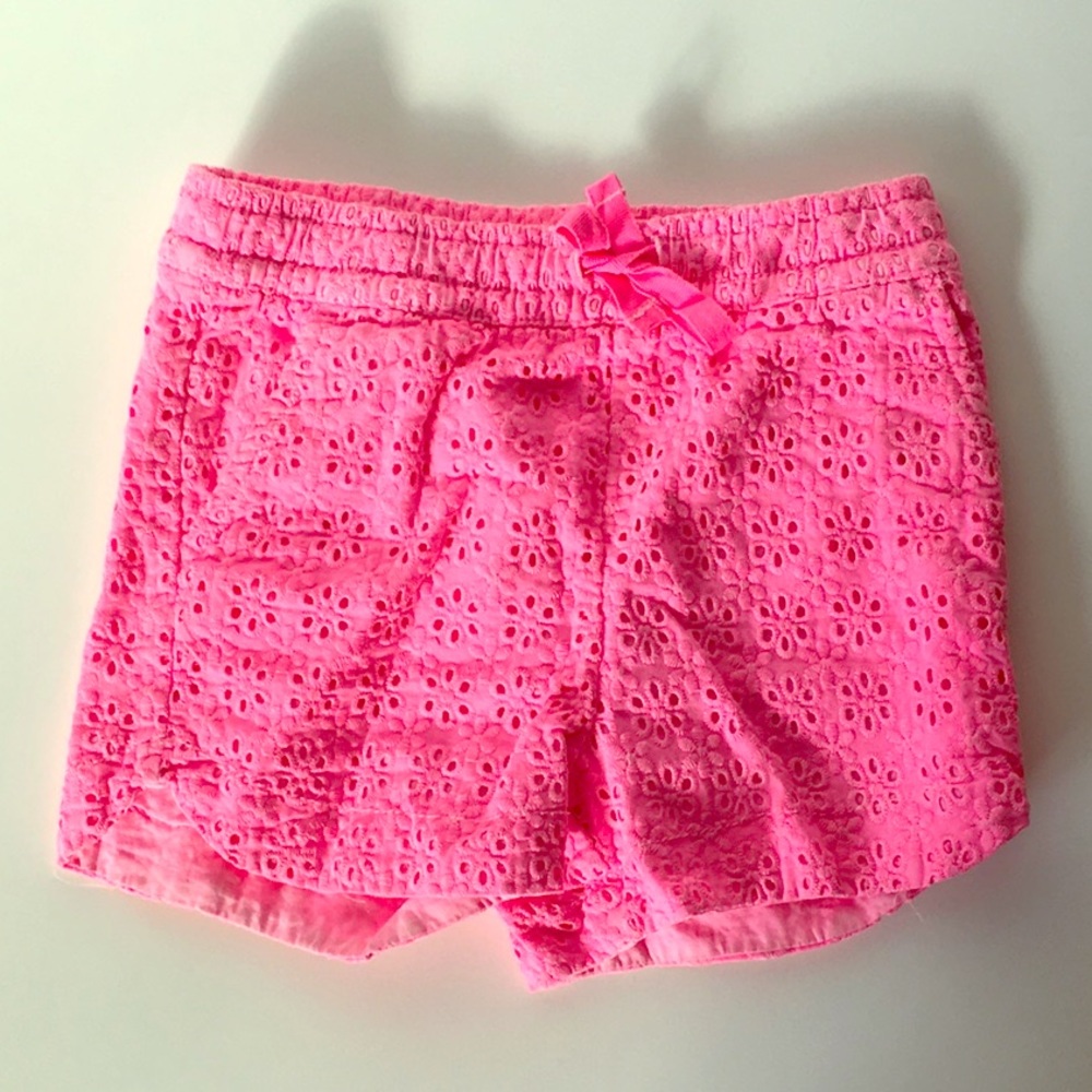 Cat & Jack Hot Pink Crochet Design With Drawstring